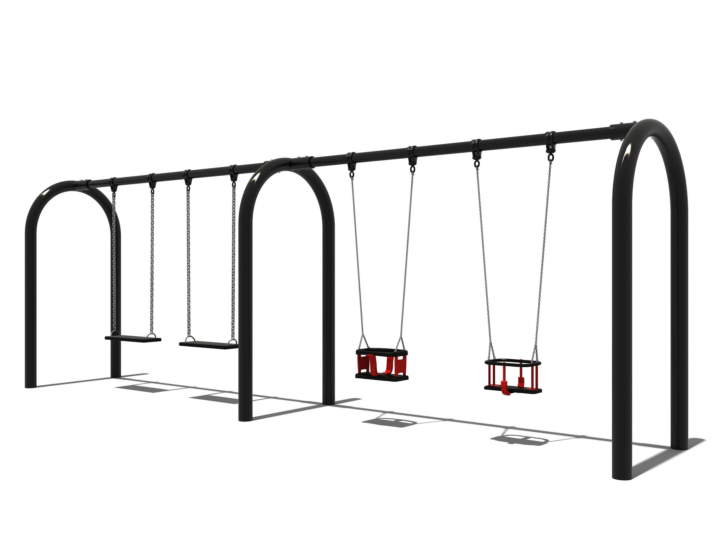 Schommelframe voor 4 zitjes