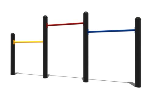 Duikelrek met 3 stangen