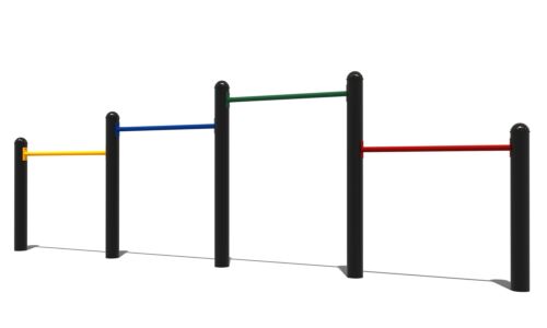 Duikelrek met 4 stangen