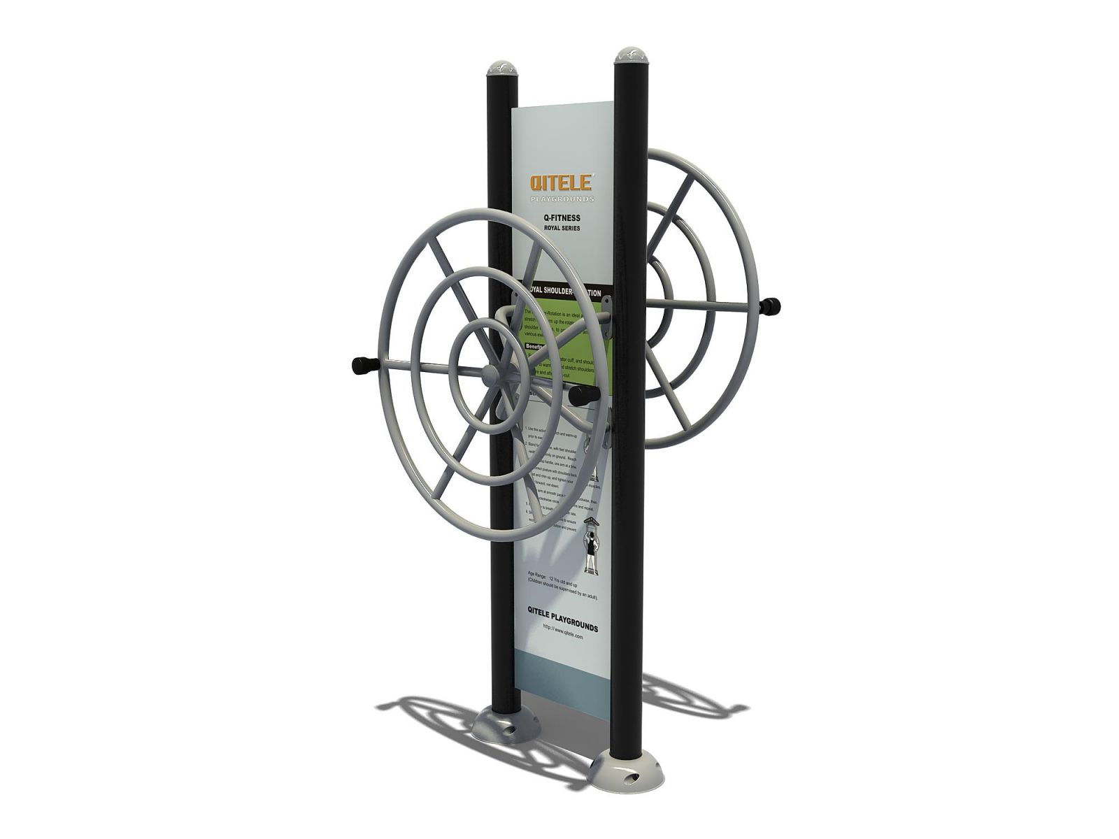 Flex wheel met instructiebord