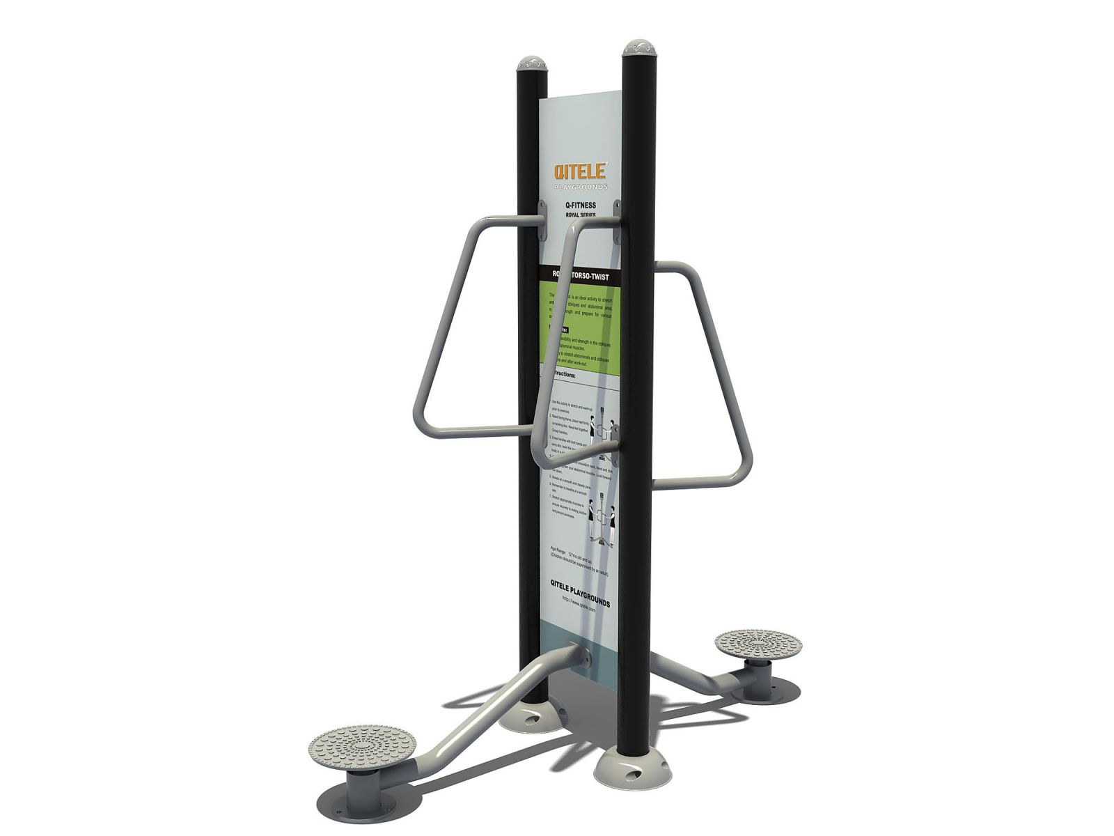 Taille twister met instructiebord