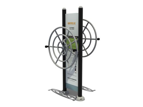 Flex wheel met instructiebord