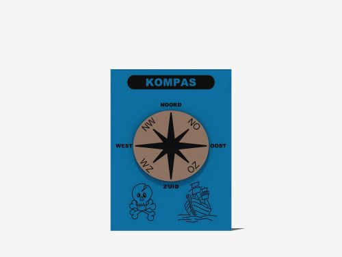 Spel paneel draaiend kompas
