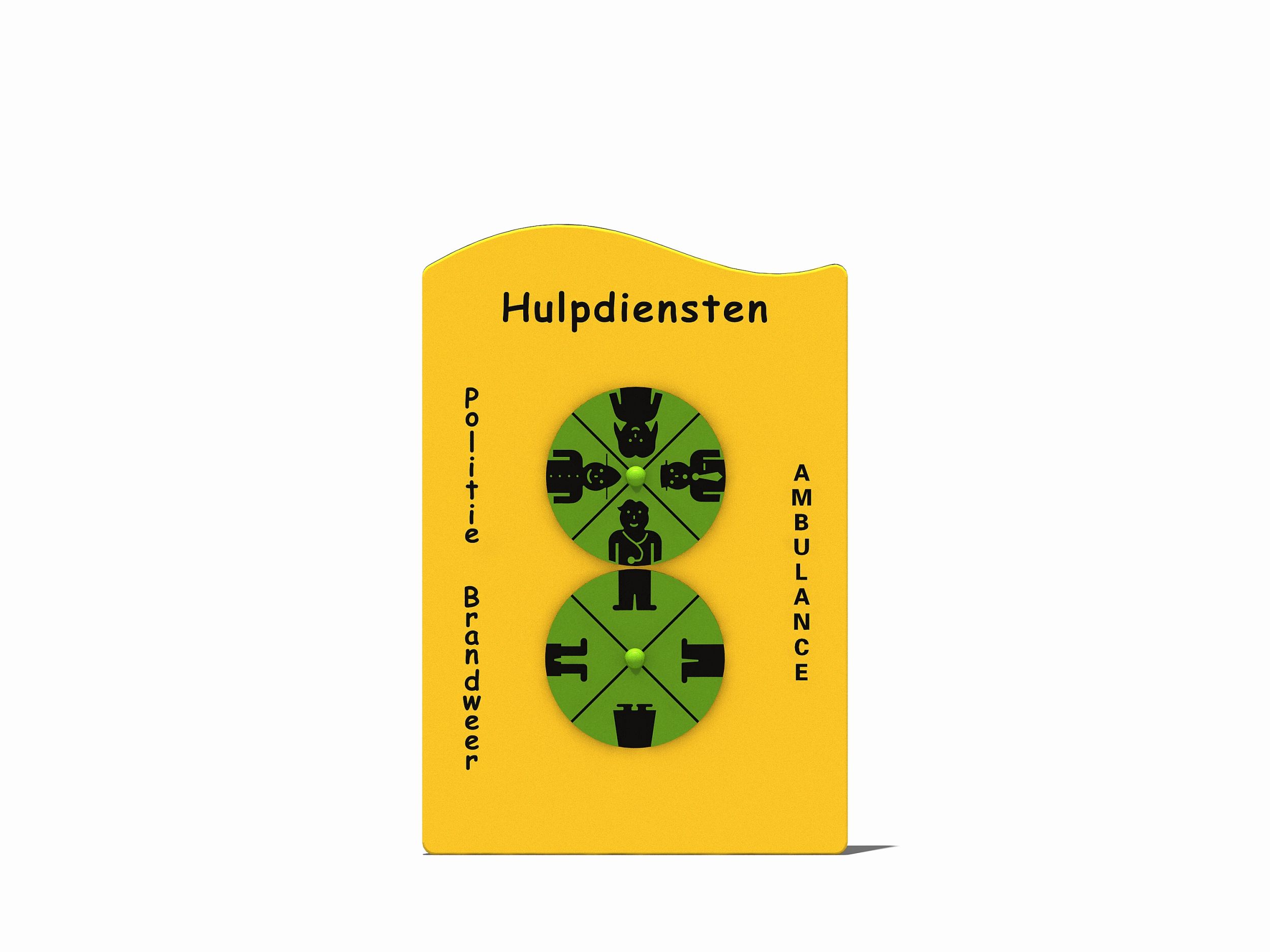 Spel paneel hulpdiensten