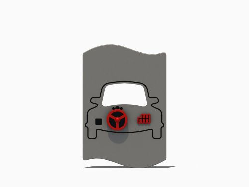 Spel paneel stuur-auto