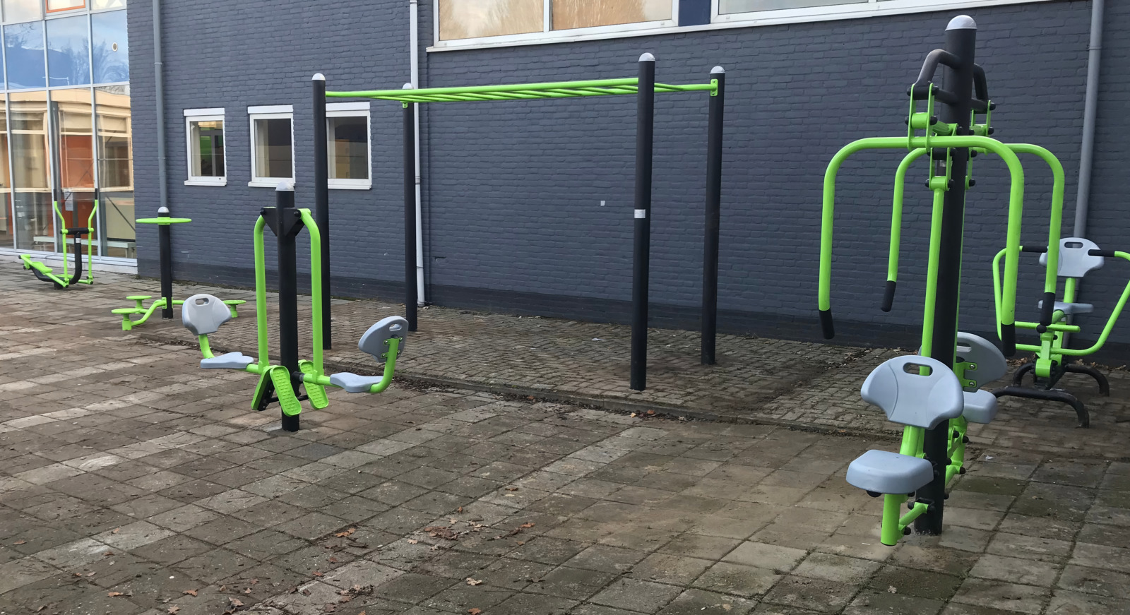 fitness parcours bij Kwadrant in Bergen op Zoom