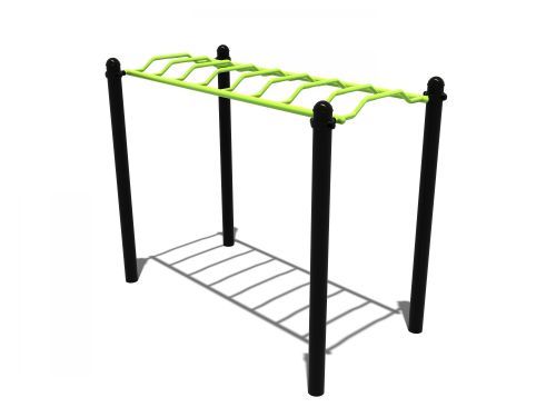 Monkey bars rechte ladder