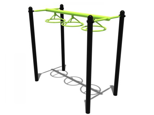 Monkey bars met wiel-ladder