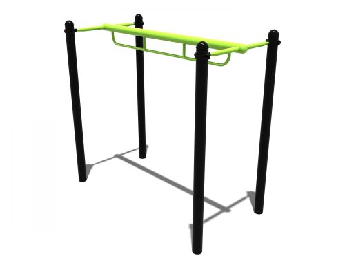 Monkey bars met hang rail