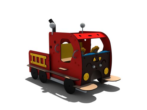 Brandweerauto met zitjes