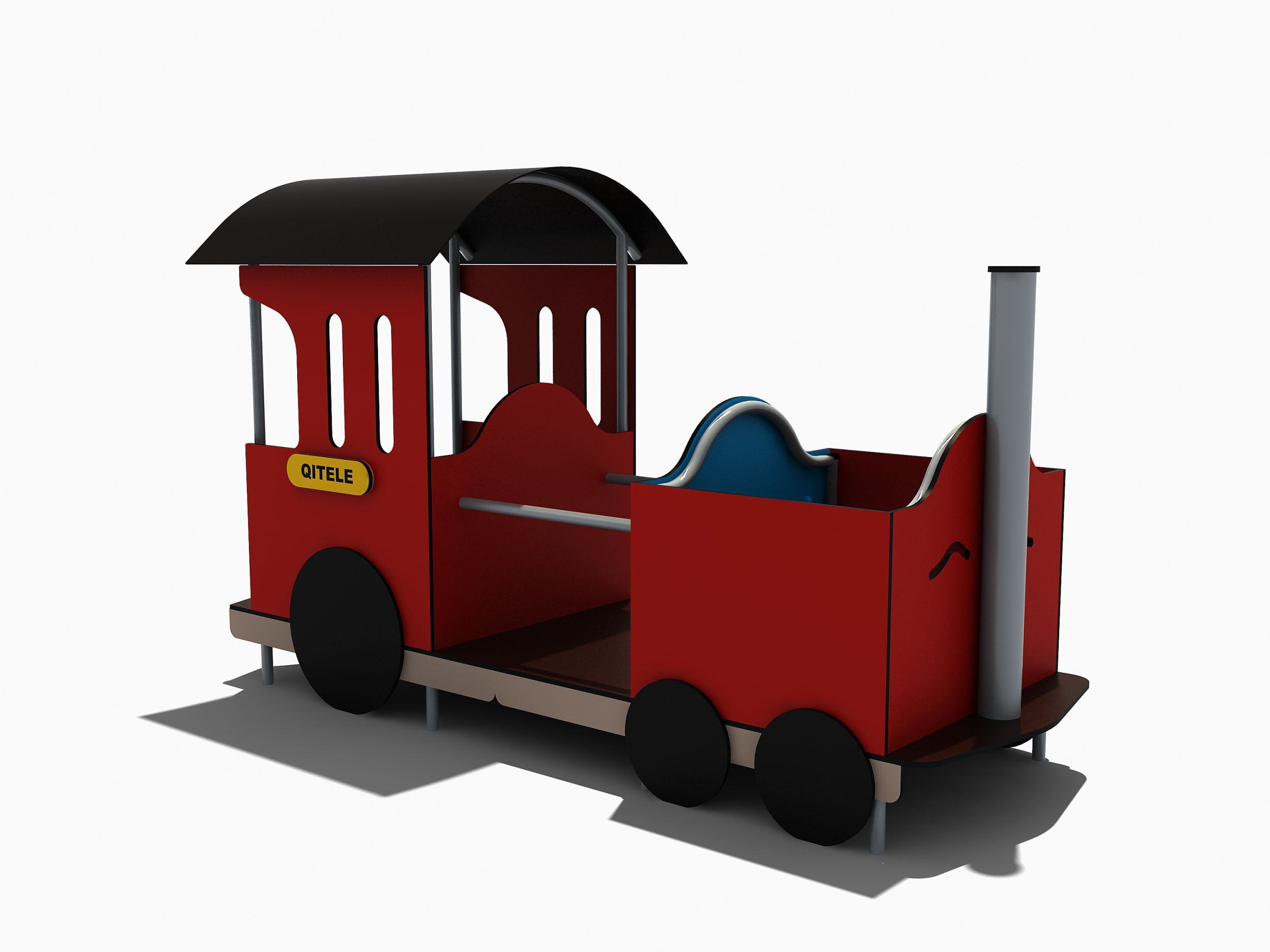 locomotief met zitjes