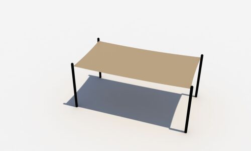 schaduwdoek rechthoek 5×3 meter