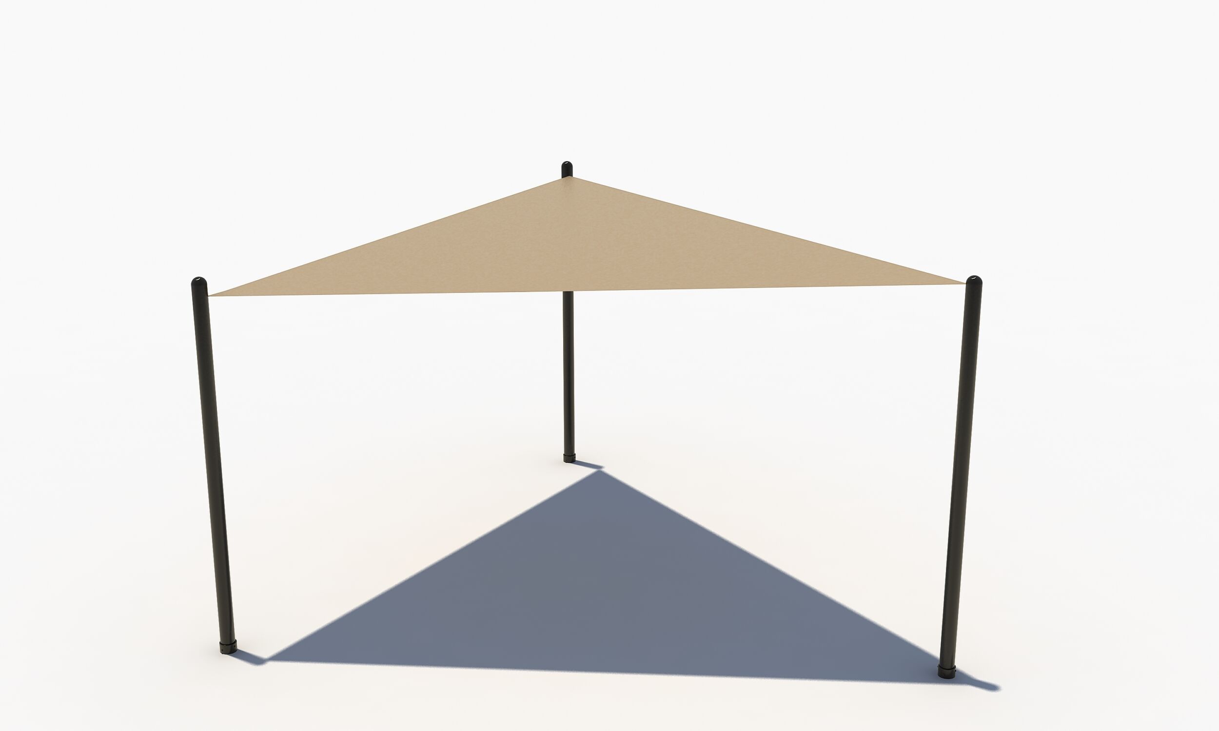 schaduwdoek - schaduwdoek driehoek - driehoek - stevig - robuust - hoge kwaliteit - zonnescherm