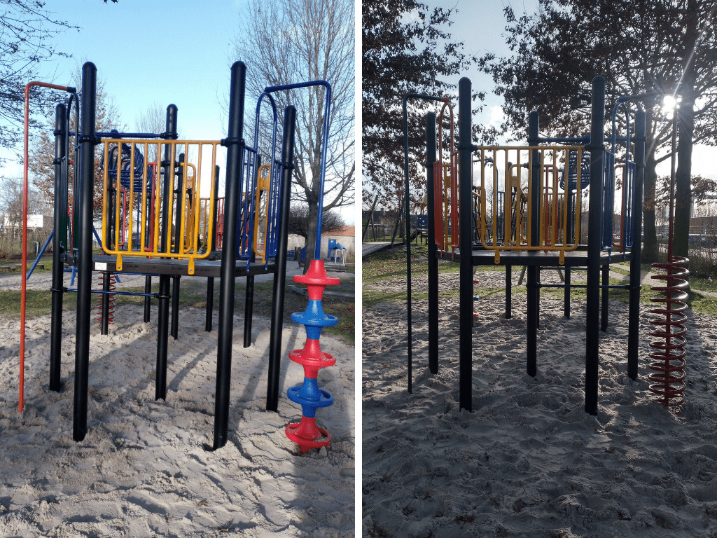 Nieuwe speeltoestellen op verschillende speelplekken in Westerhaar/Vriezenveensche Wijk in Gemeente Twenterand