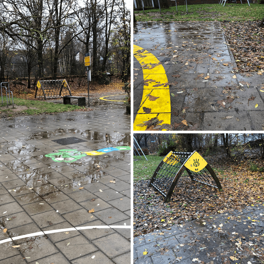 Oude speelplek bij OBS Spitsbergen in Apeldoorn