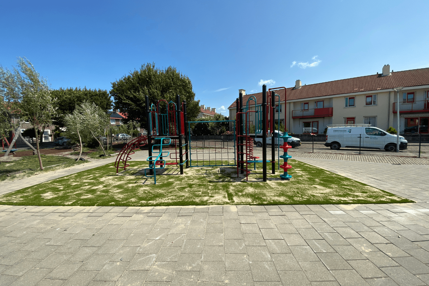 Zelf ontworpen speeltoestel in TnT 3D-ontwerper bij OBS Willemschool in Monster