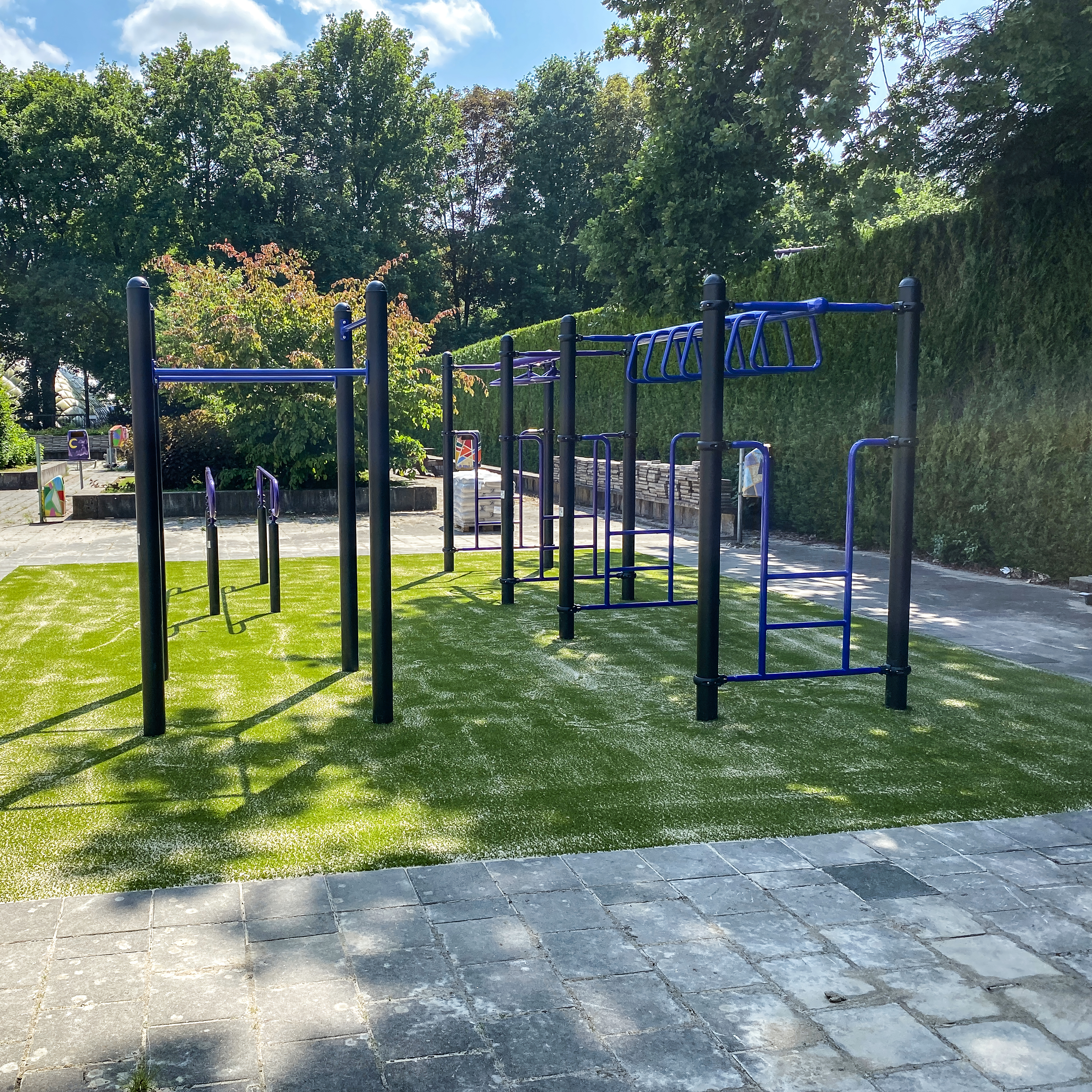 Projectbeeld — Sporttoestellen bij Bonhoeffer College Geessinkweg in Enschede