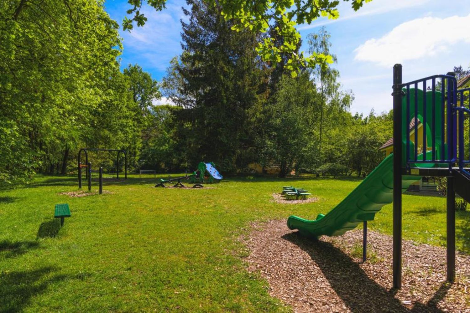 Drukte spreiden op recreatiepark met meerdere speelplekken