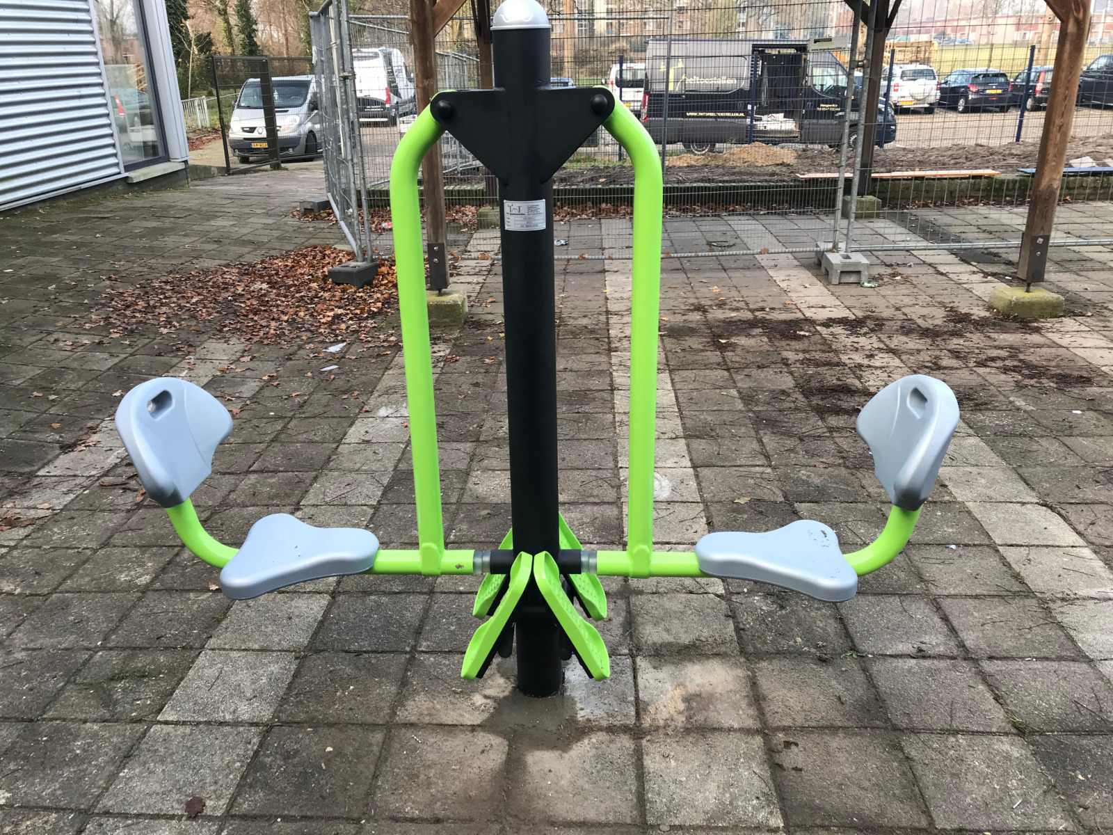 Legpress bij Het Kwadrant in Bergen op Zoom - geplaatste legpress