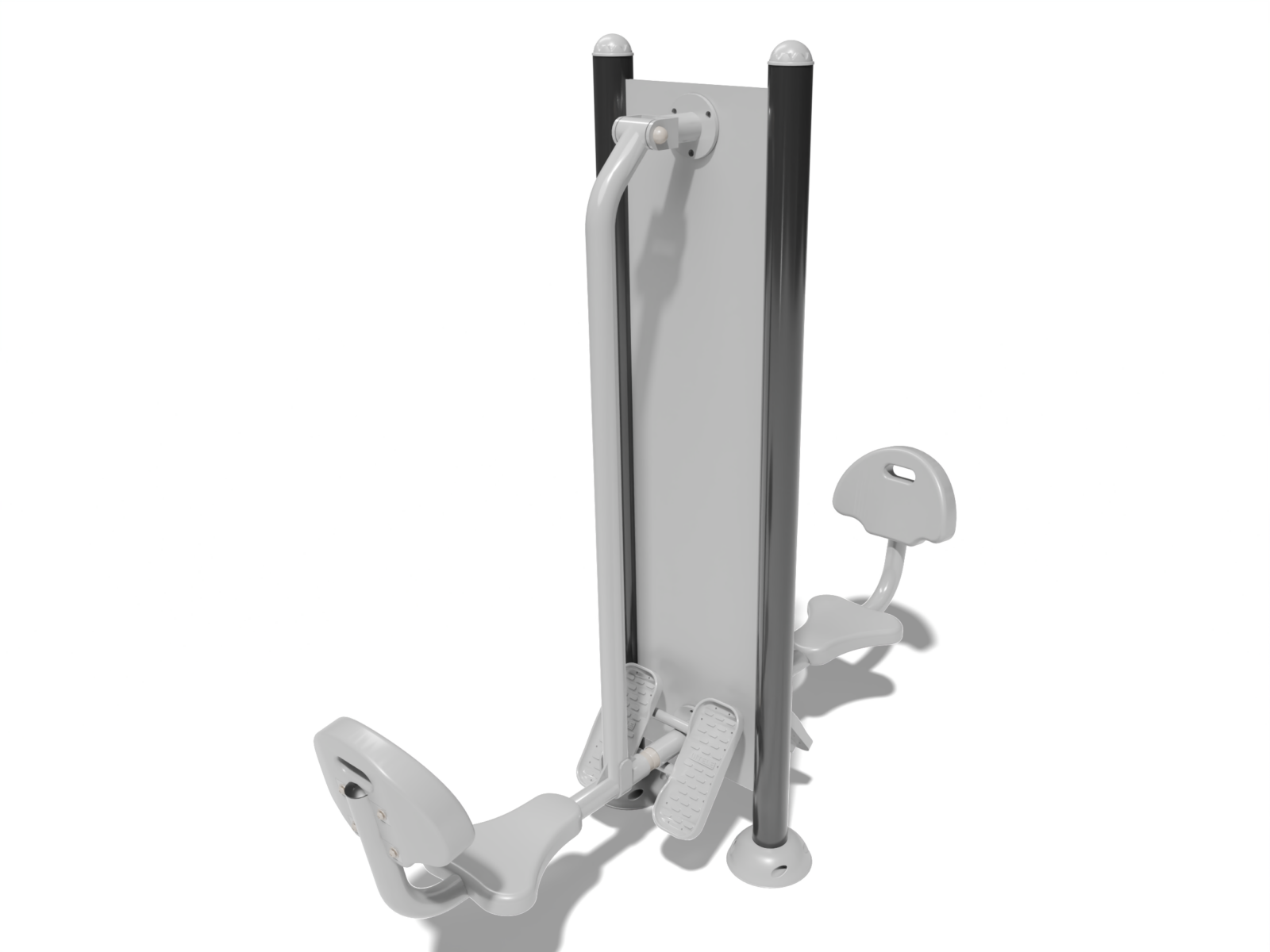 Legpress met instructiebord